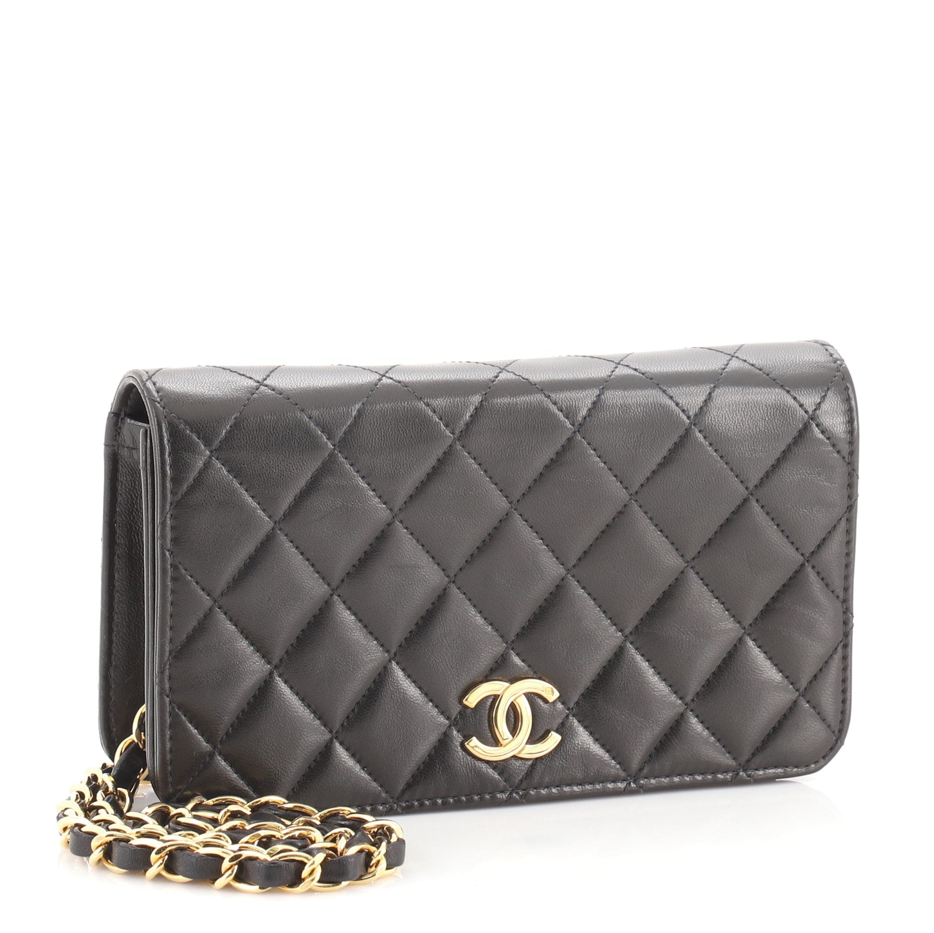 Vintage Full Flap Bag Quilted Lambskin Mini