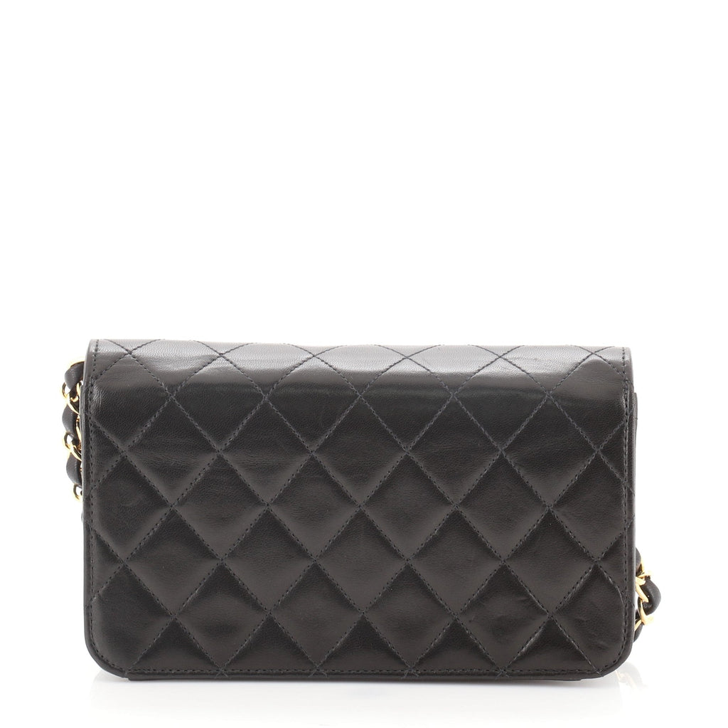 Vintage Full Flap Bag Quilted Lambskin Mini