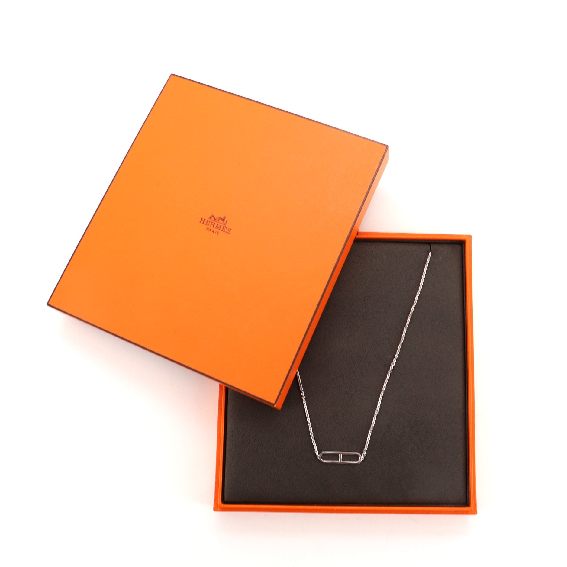 Ever Chaine d'Ancre Long Sterling Silver Necklace