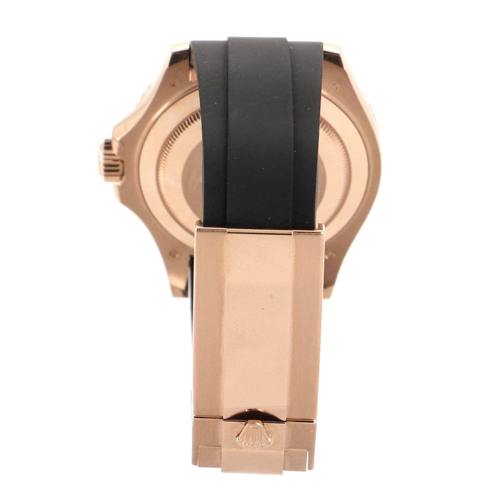 Oyster Perpetual Yacht-Master Automatic Watch Rose Gold with Ceramic and Rubber 40