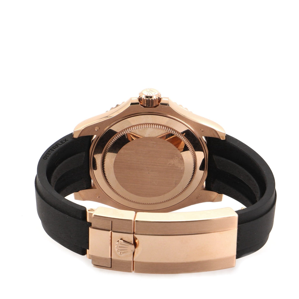 Oyster Perpetual Yacht-Master Automatic Watch Rose Gold with Ceramic and Rubber 40