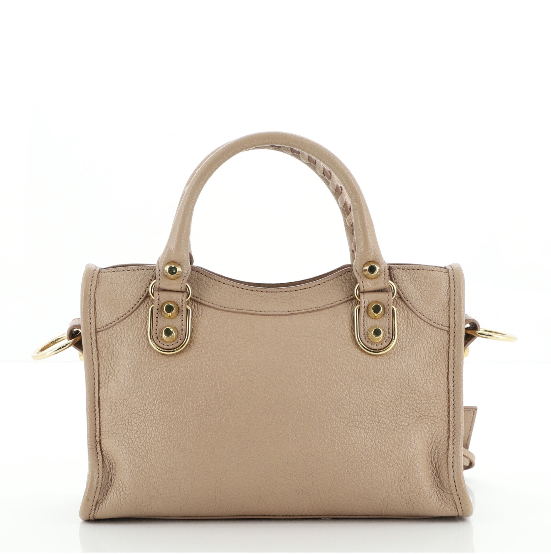 City Classic Metallic Edge Bag Leather Mini