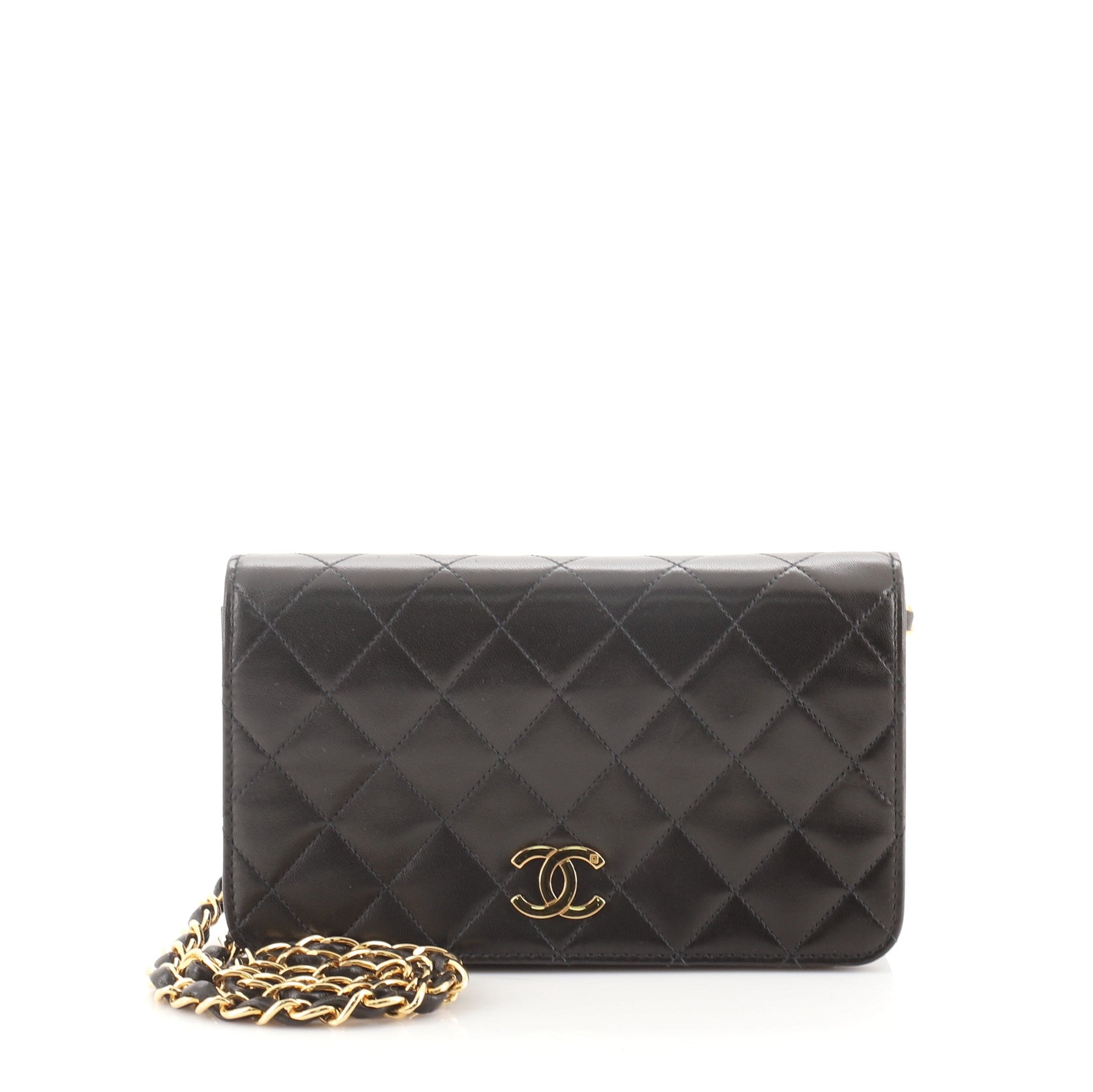 Vintage Full Flap Bag Quilted Lambskin Mini