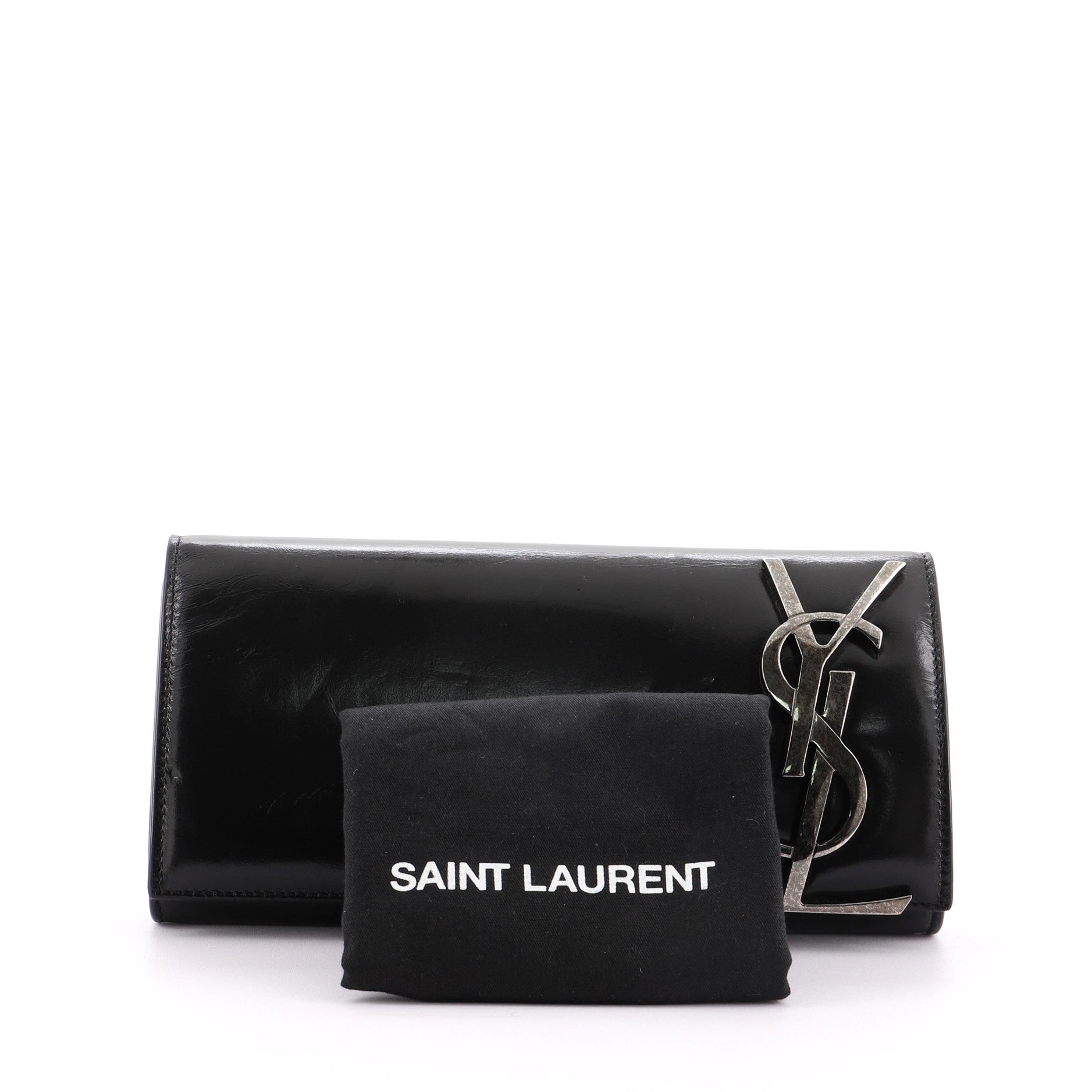 Smoking Monogram Clutch Leather Long