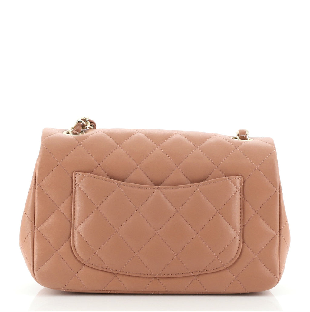 Classic Single Flap Bag Quilted Lambskin Mini