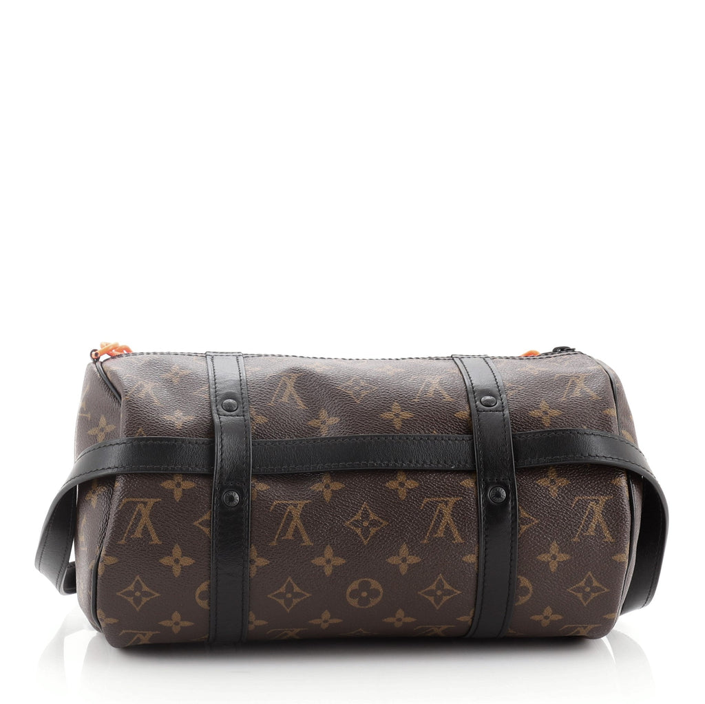 Solar Ray Papillon Messenger Monogram Canvas Mini