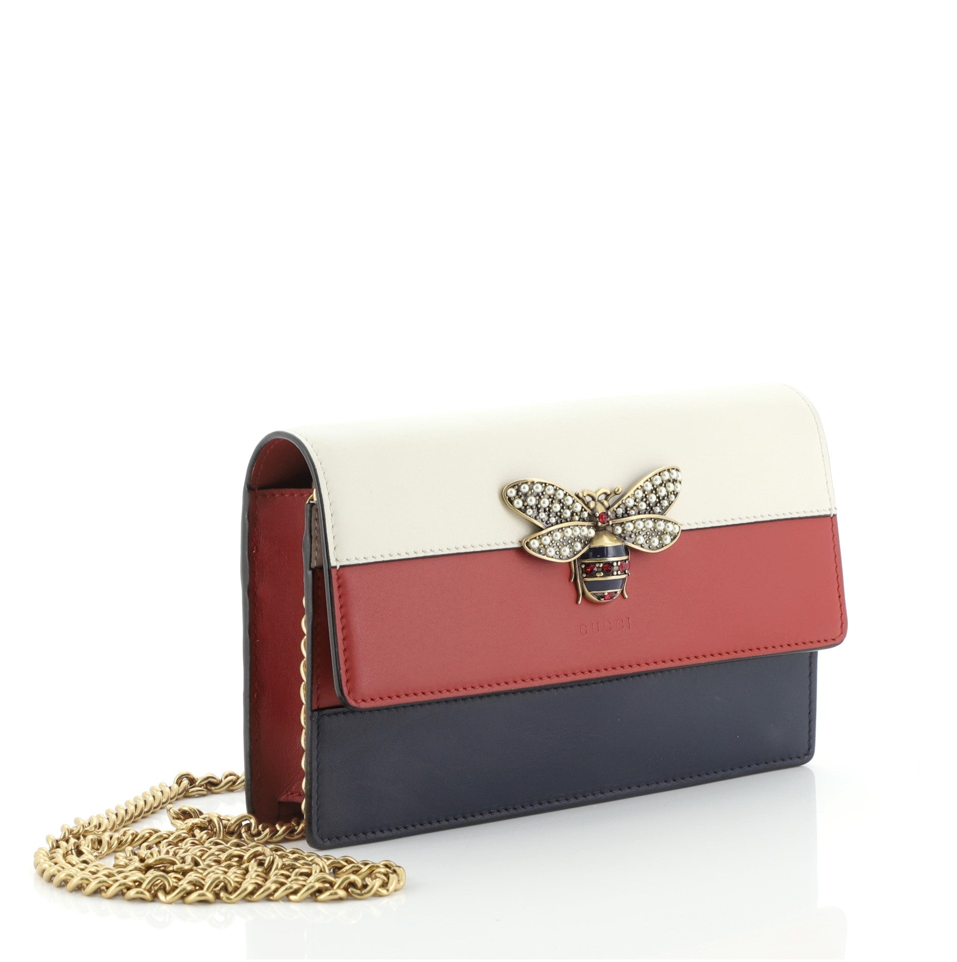 Queen Margaret Chain Wallet Leather Mini