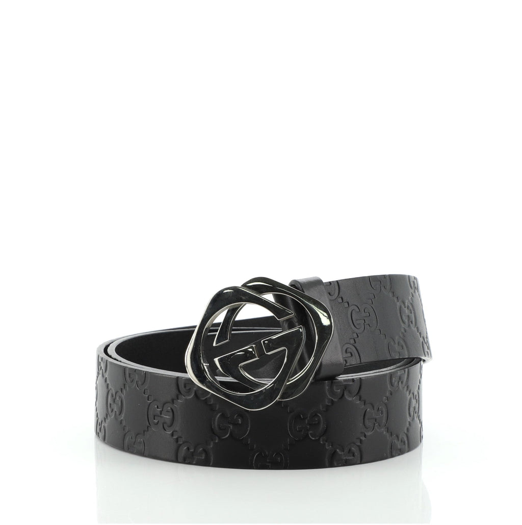 Square GG Belt Guccissima Leather Wide 105