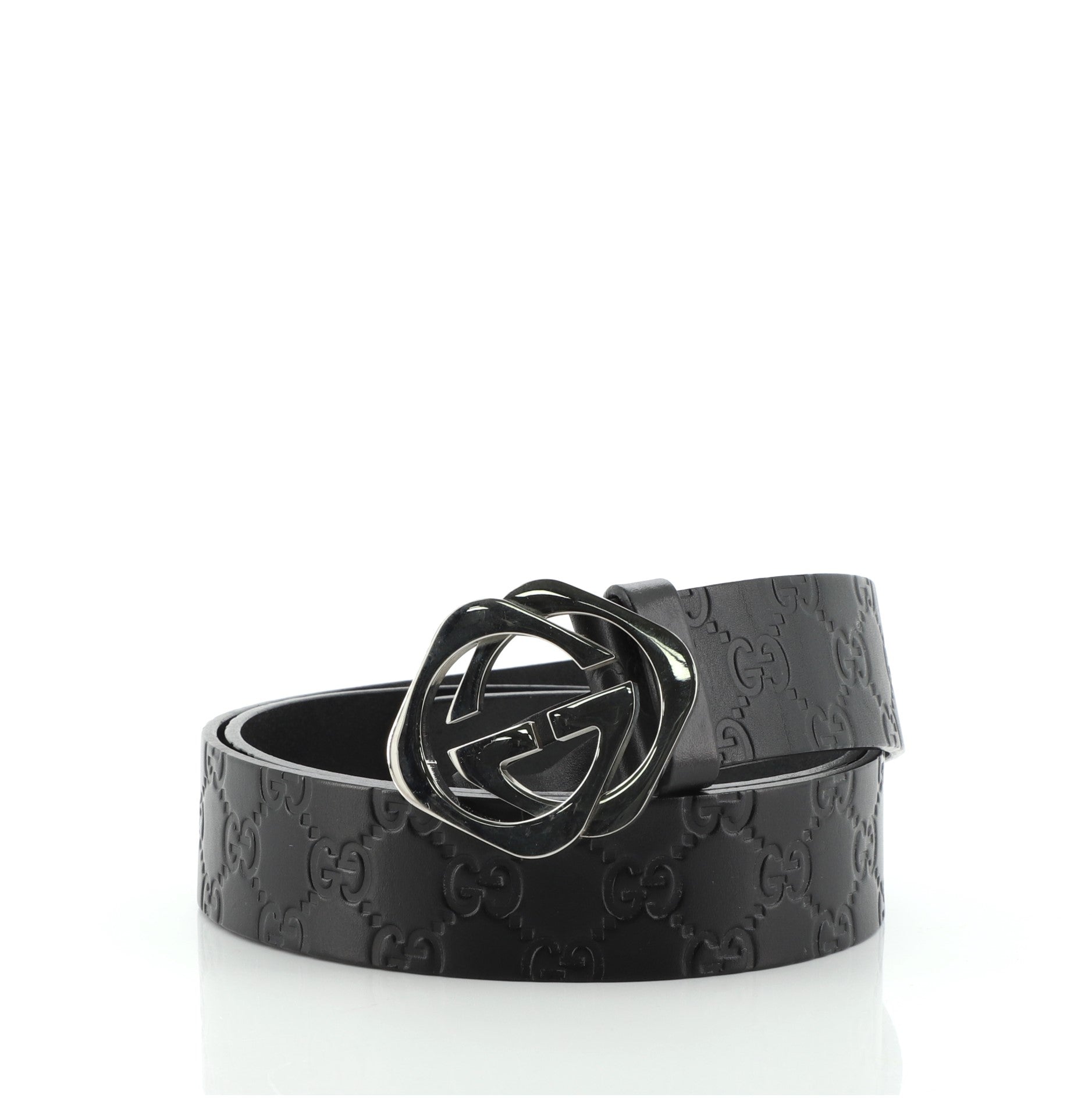 Square GG Belt Guccissima Leather Wide 105
