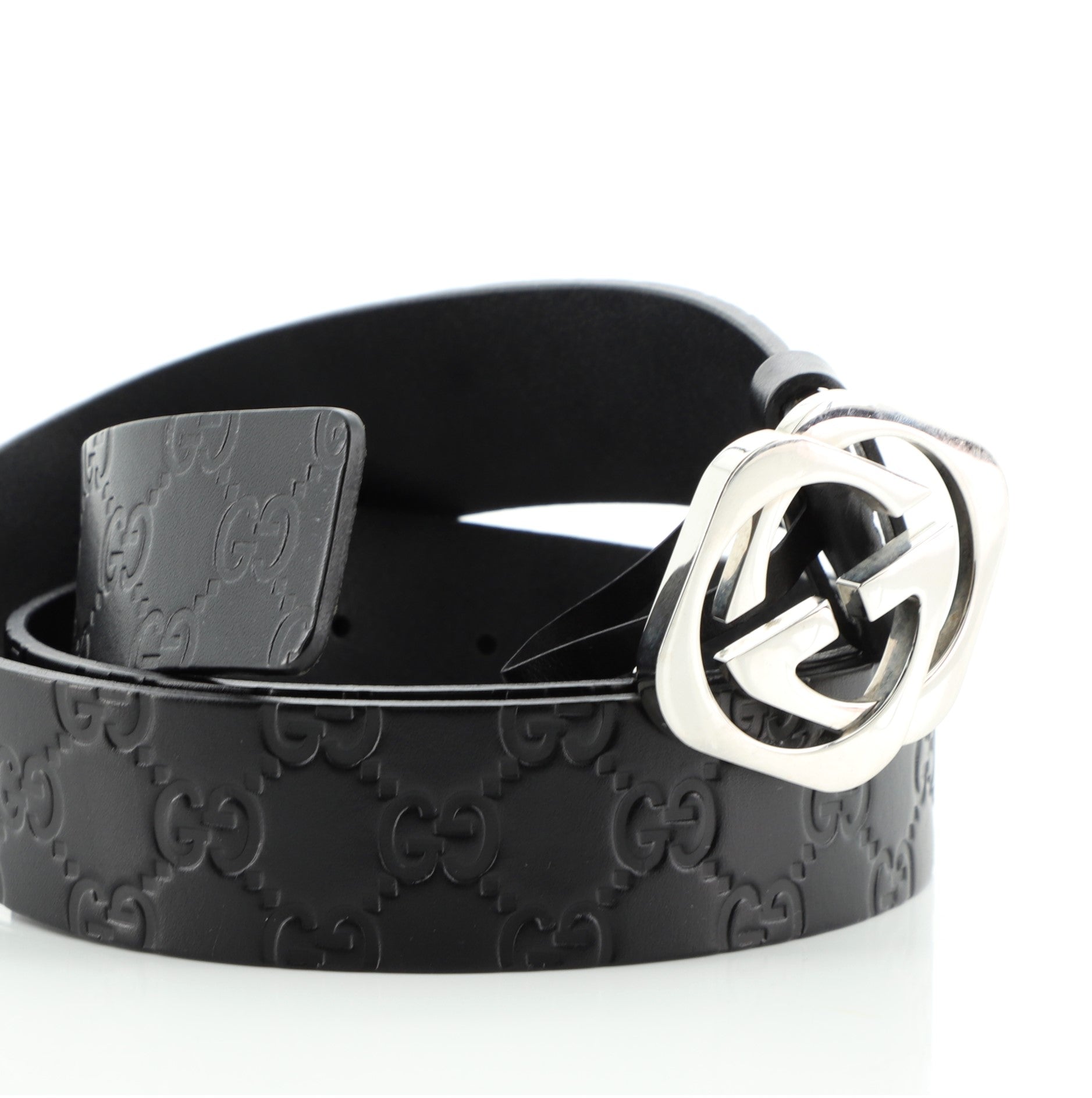 Square GG Belt Guccissima Leather Wide 105