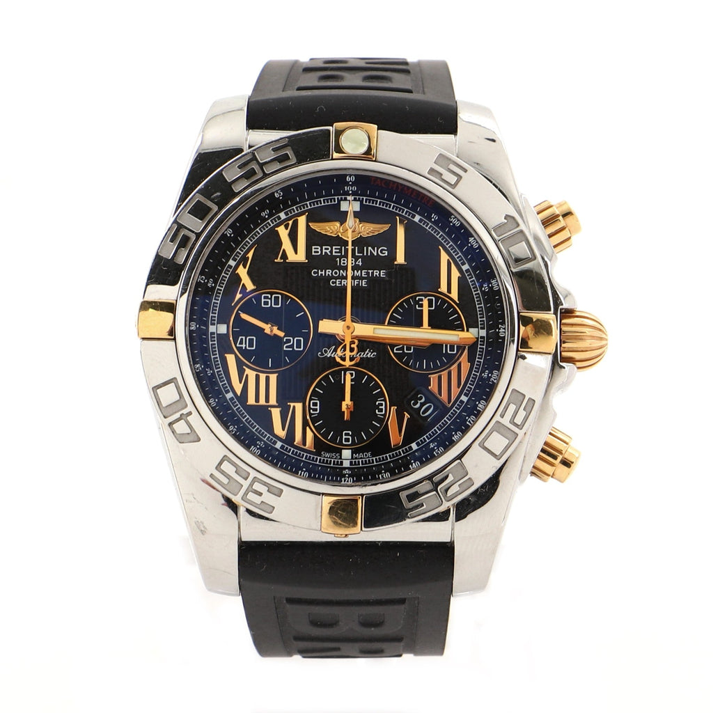 Chronomat Chronometer Chronograph Automatic Watch Stainless Steel and Rubber 44