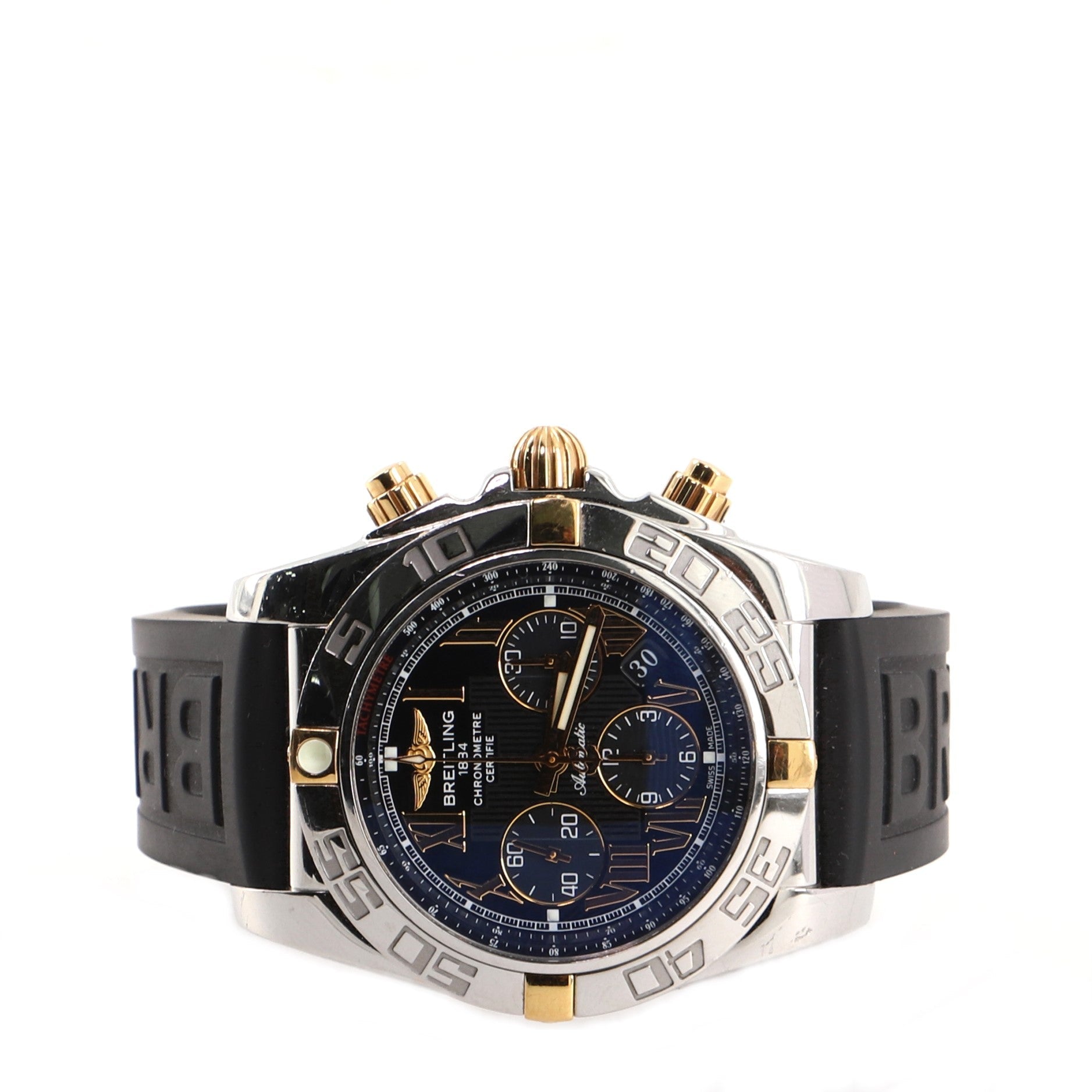 Chronomat Chronometer Chronograph Automatic Watch Stainless Steel and Rubber 44