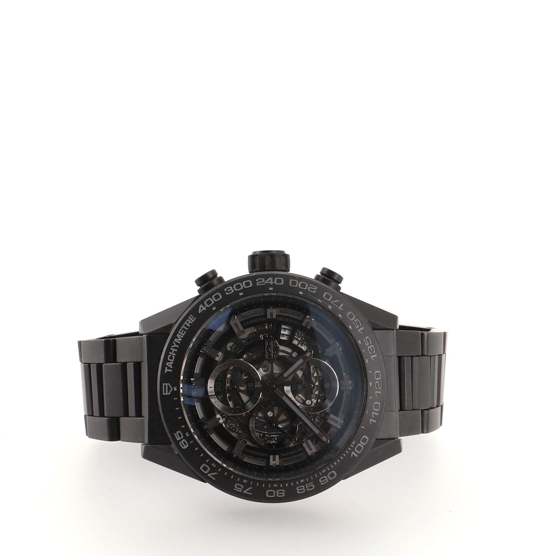 Carrera Calibre Heuer 01 Chronograph Automatic Watch Ceramic 45