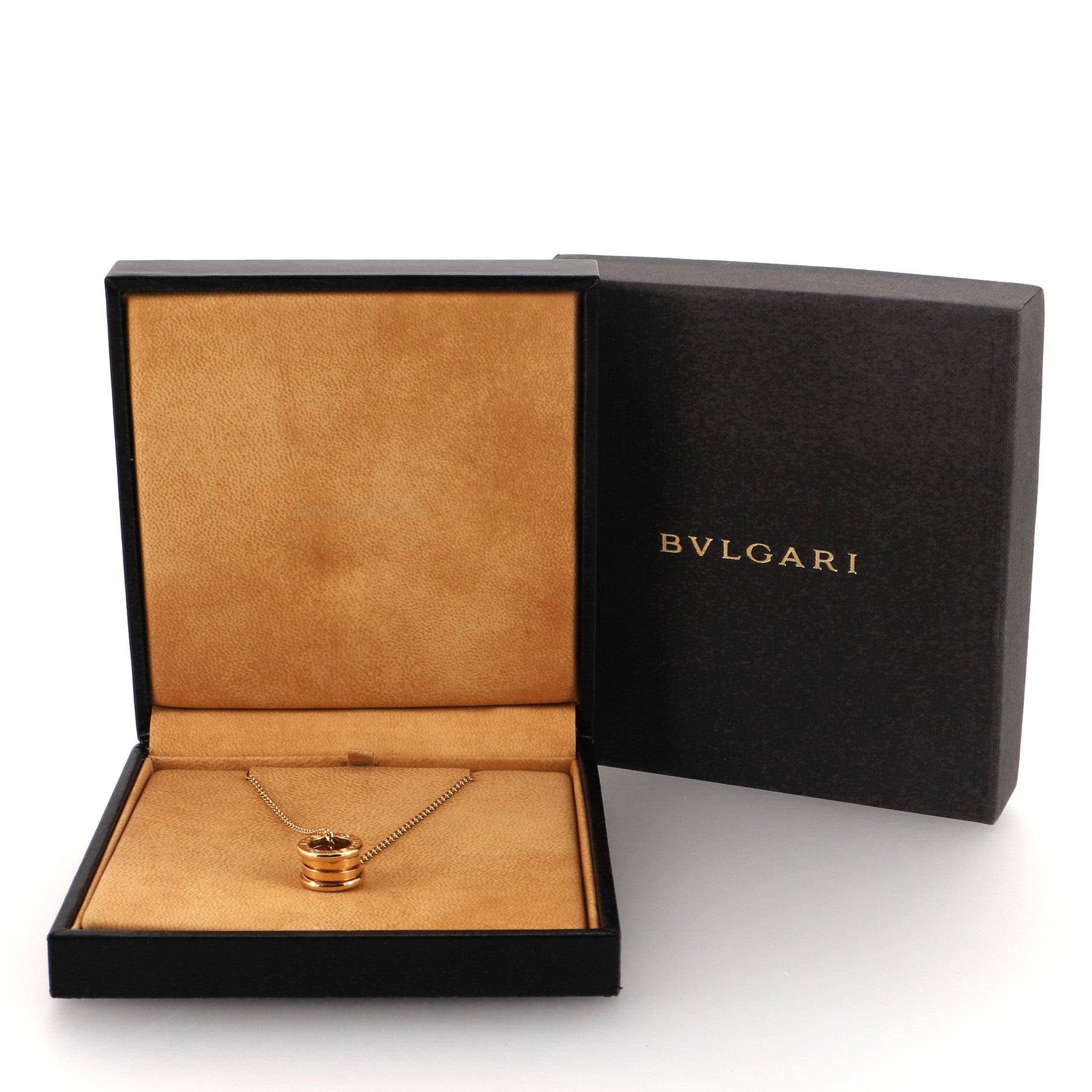 B.Zero1 Pendant Necklace 18K Rose Gold