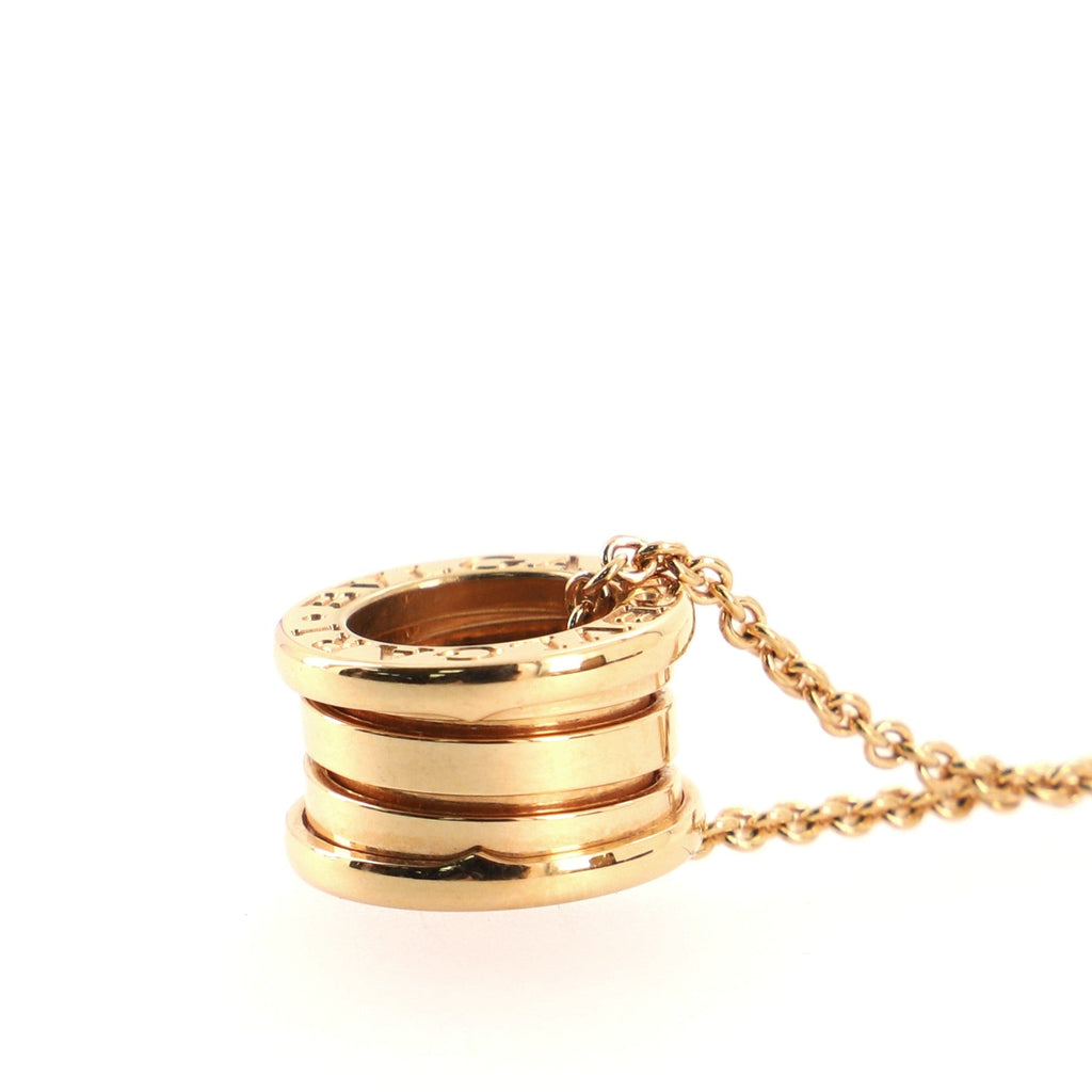 B.Zero1 Pendant Necklace 18K Rose Gold