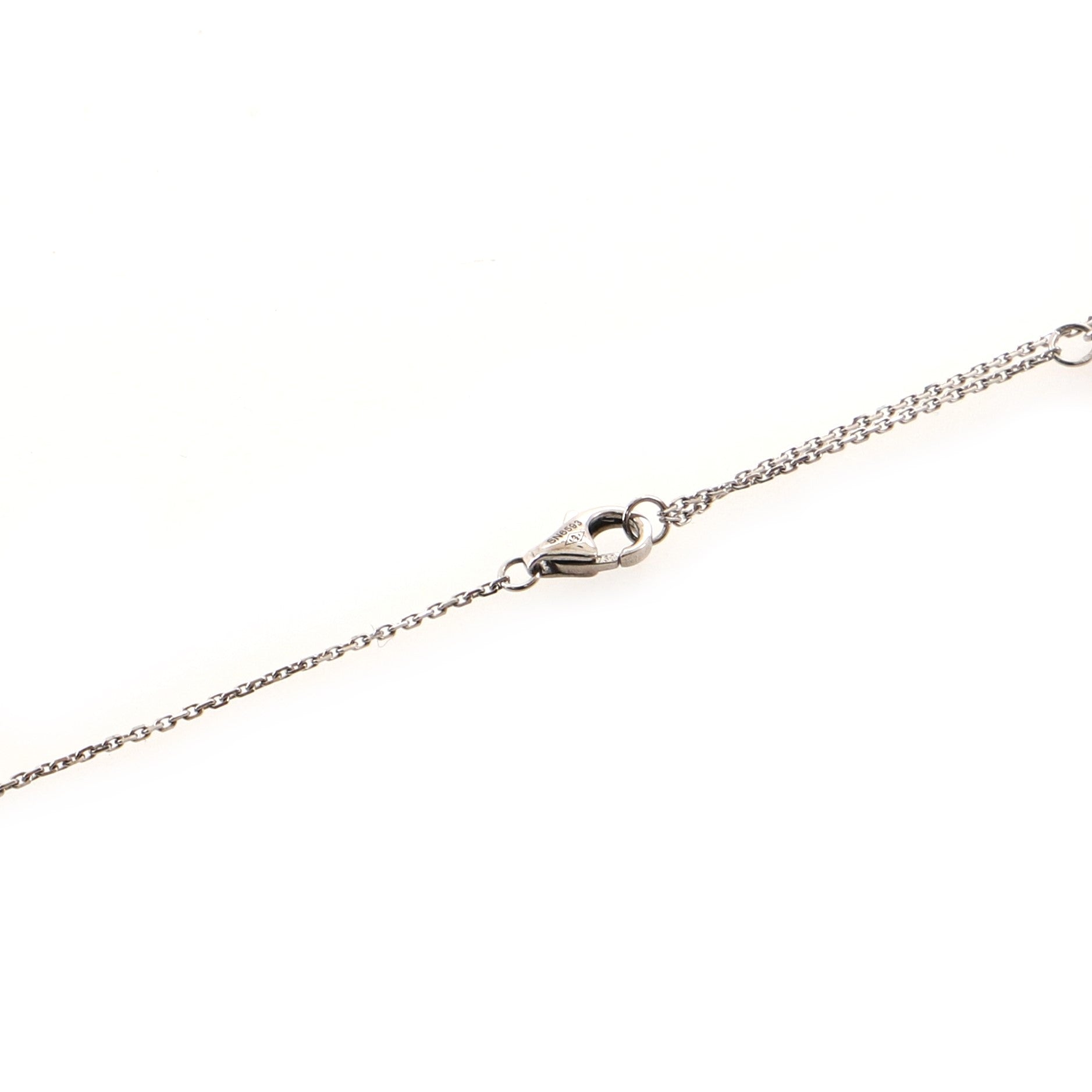 Heart Pendant 18K White Gold and Diamonds Necklace