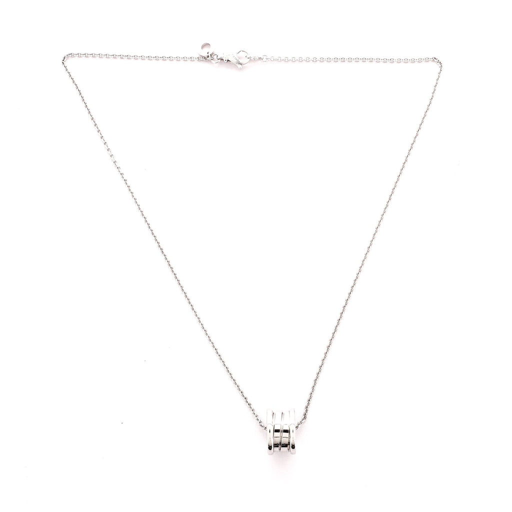 B.Zero1 Pendant Necklace 18K White Gold