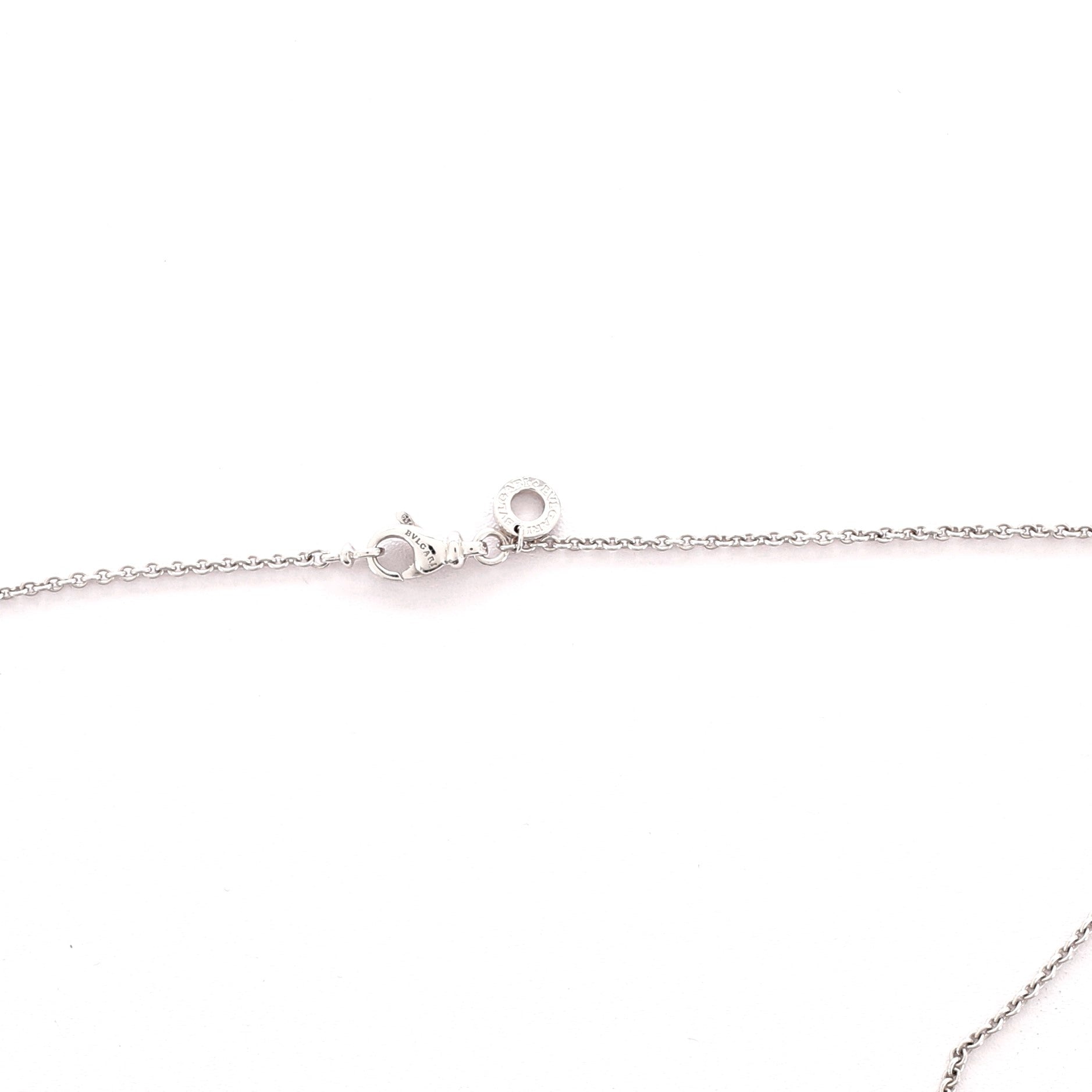 B.Zero1 Pendant Necklace 18K White Gold