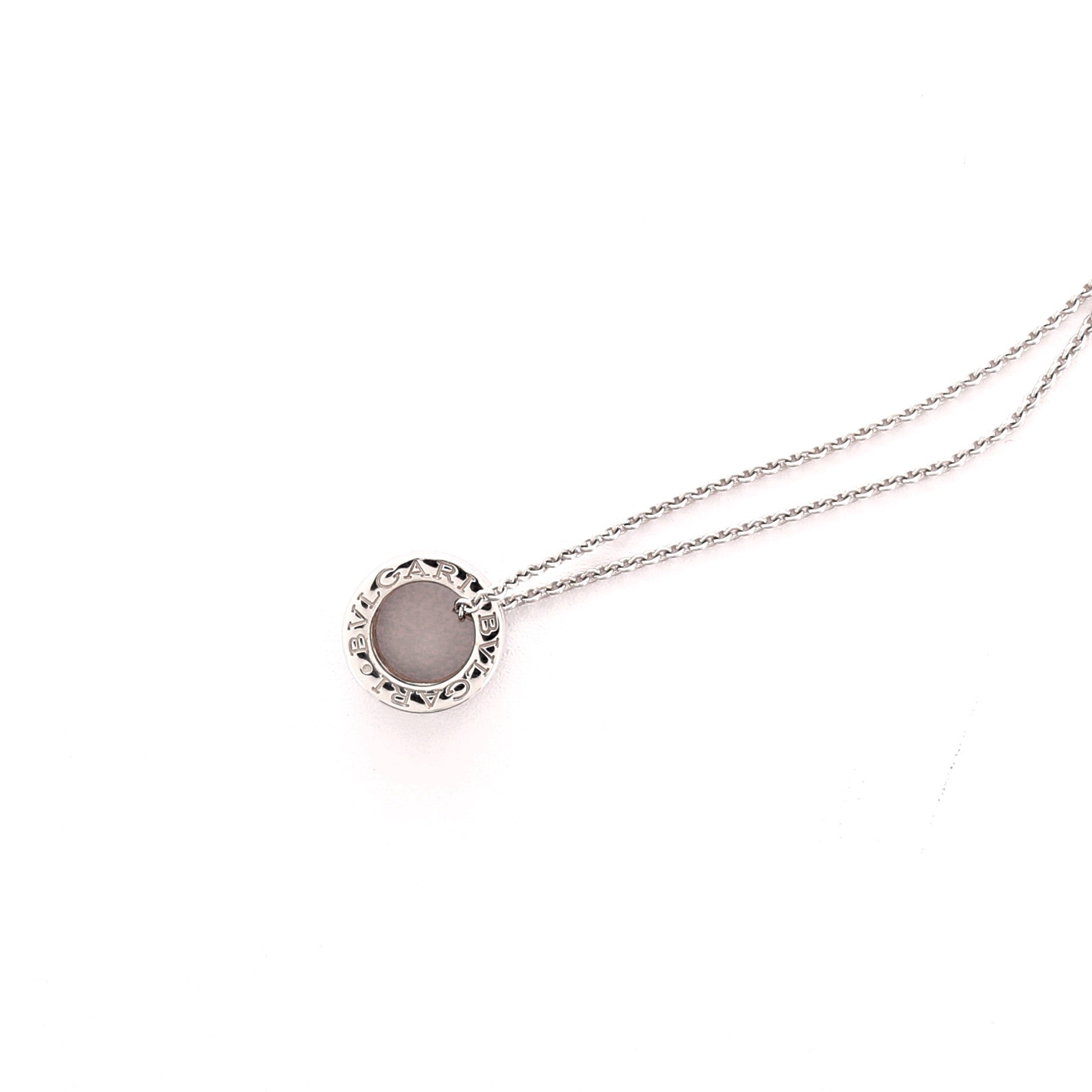 B.Zero1 Pendant Necklace 18K White Gold