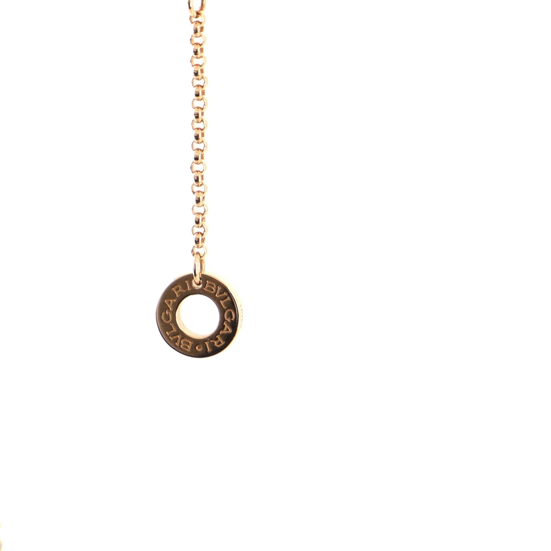 B.Zero1 Pendant 18K Rose Gold with Diamonds Necklace