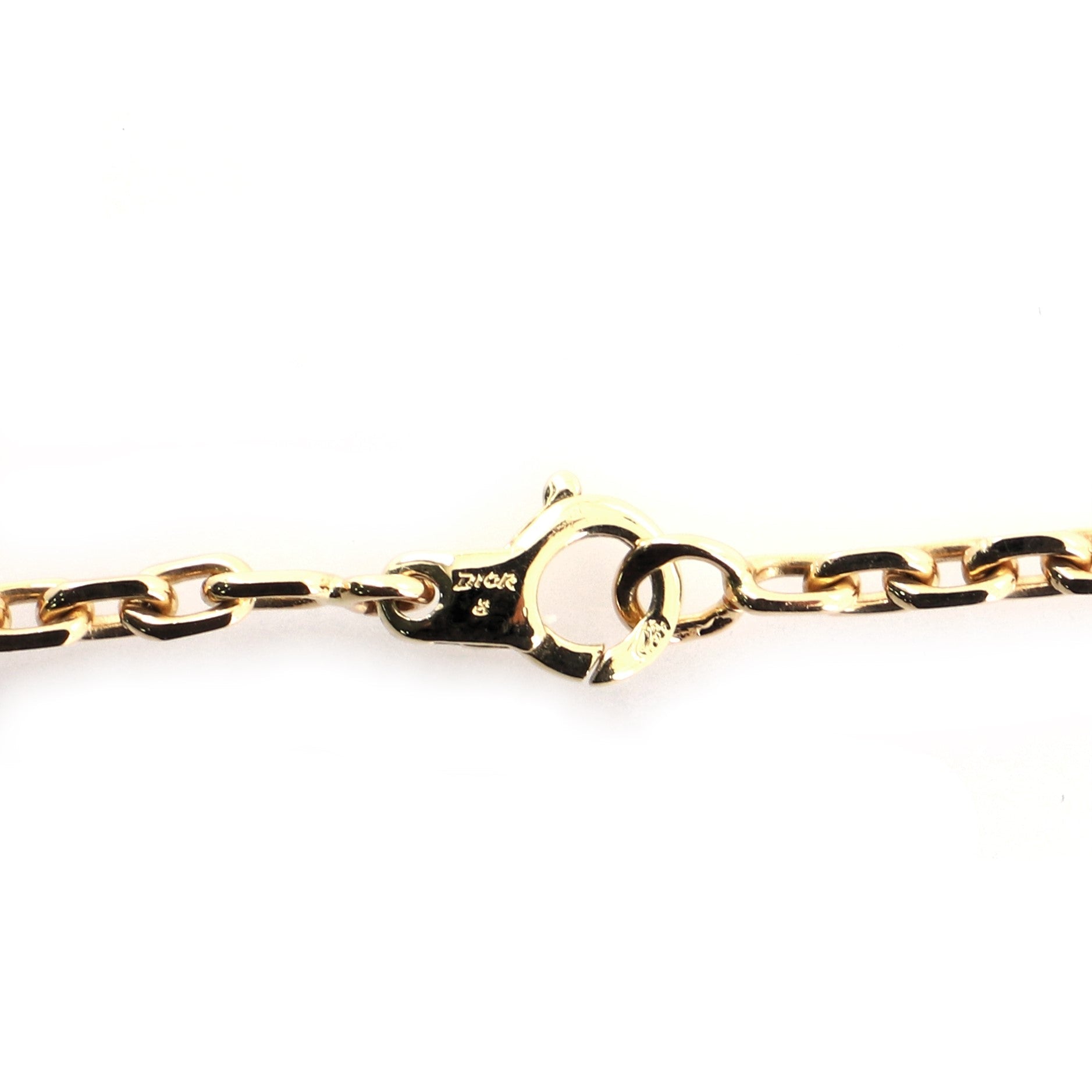 Vintage 5 Charm 18K Yellow Gold Necklace