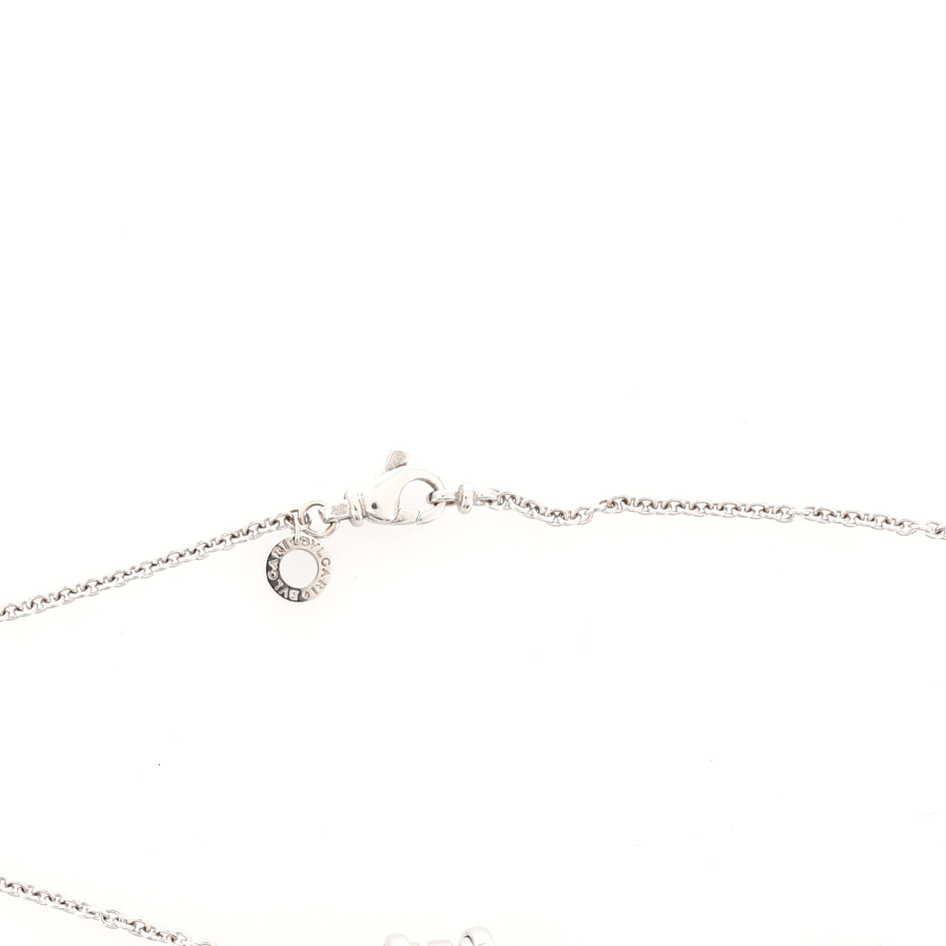 B.Zero1 Pendant Necklace 18K White Gold