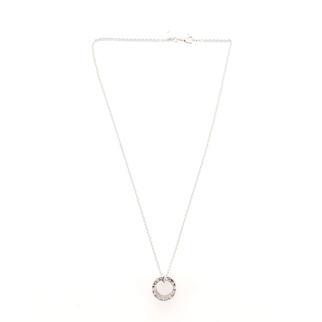 B.Zero1 Pendant Necklace 18K White Gold