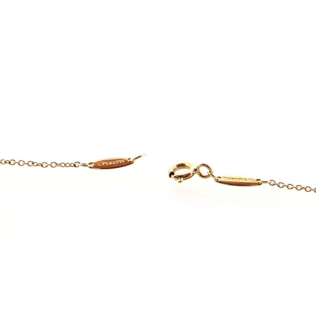 Elsa Peretti Diamonds By The Yard Necklace 18K Yellow Gold and Diamond 0.44CT