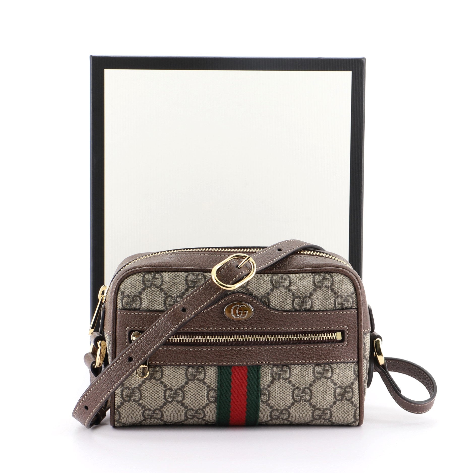 Ophidia Shoulder Bag GG Coated Canvas Mini