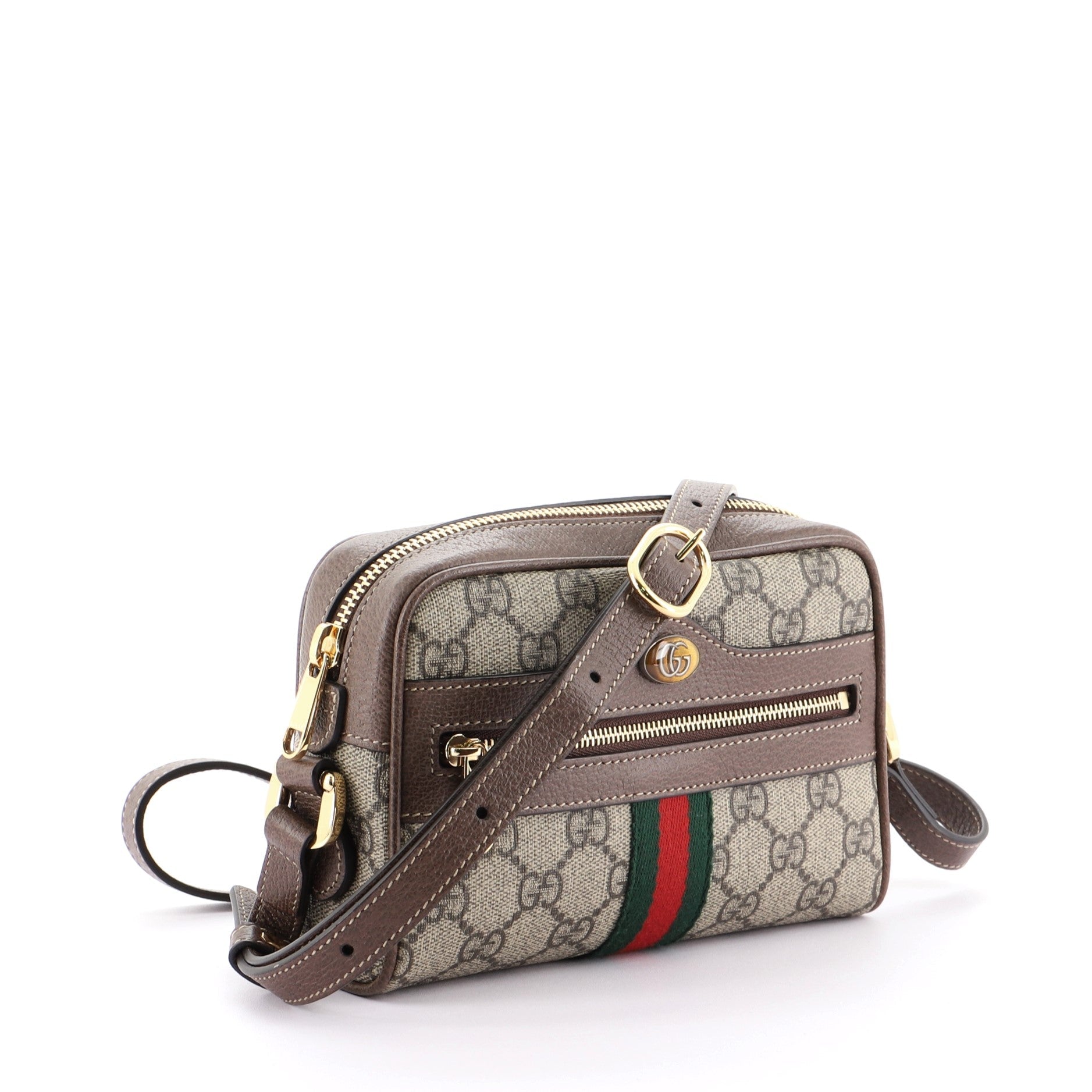 Ophidia Shoulder Bag GG Coated Canvas Mini