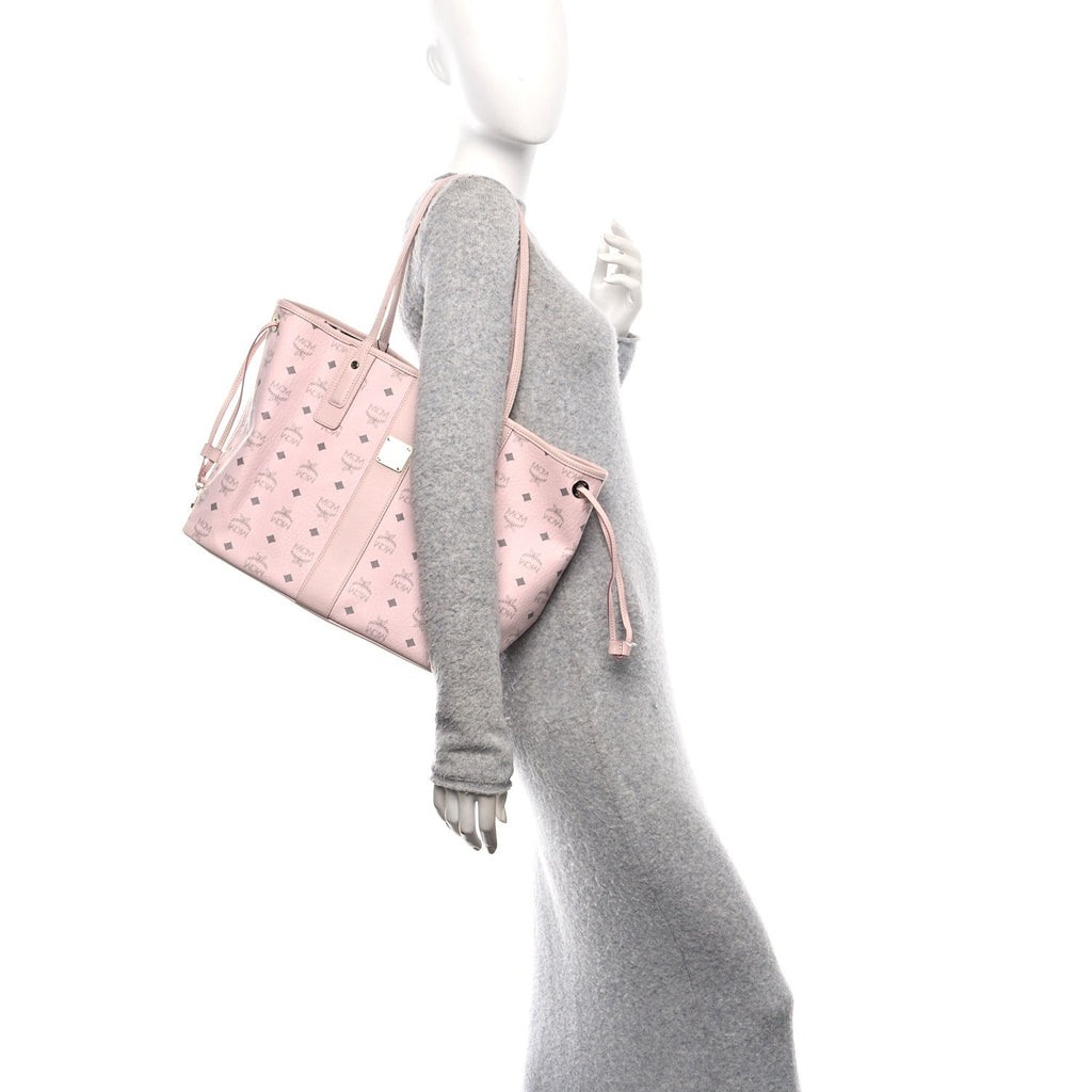 Visetos Medium Liz Reversible Shopper Tote Powder Pink