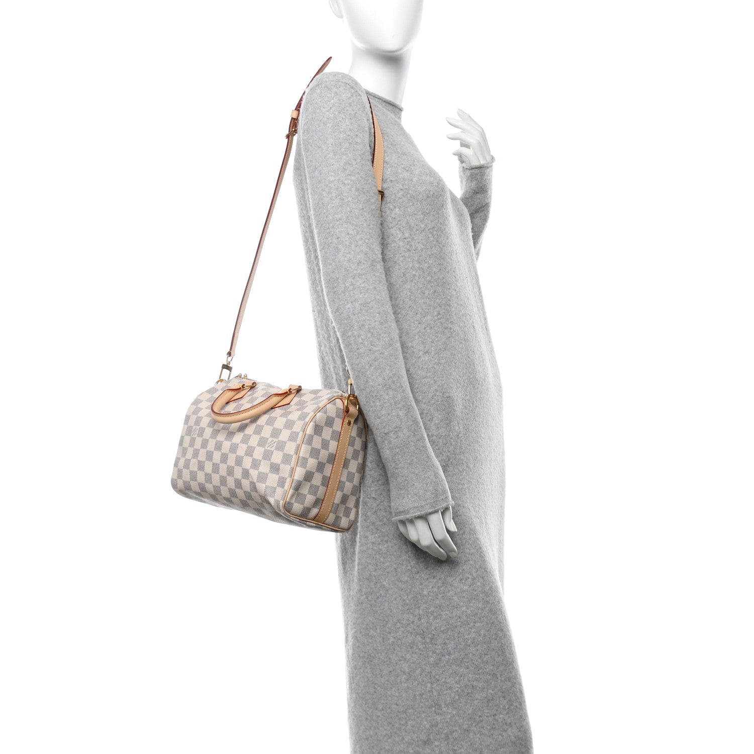 Damier Azur Speedy Bandouliere 25
