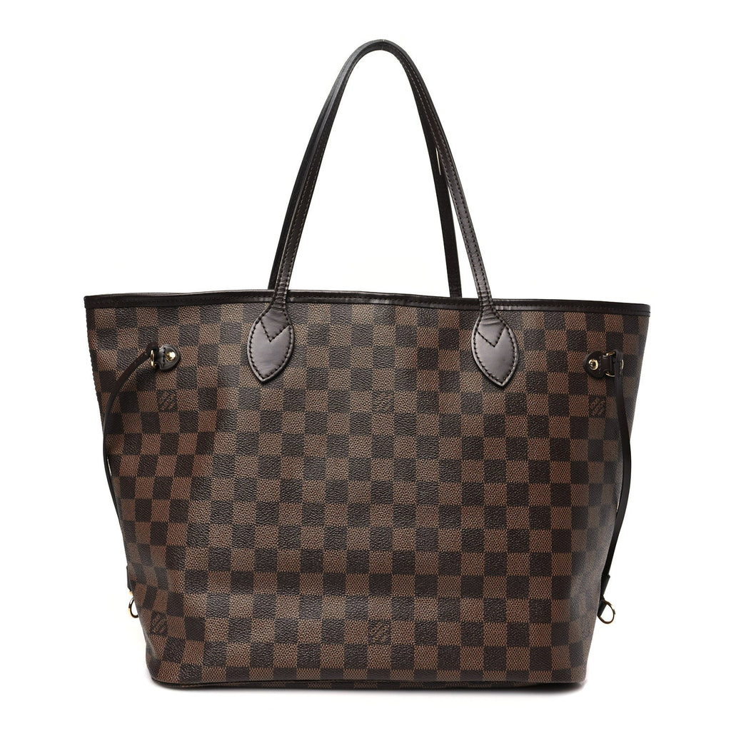 Damier Ebene Neo Neverfull MM Rose Ballerine