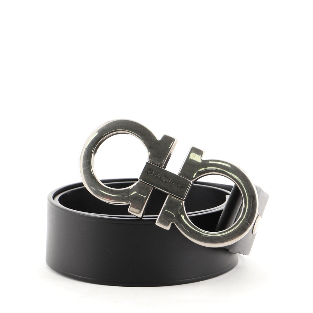 Gancini Belt Leather Wide 70
