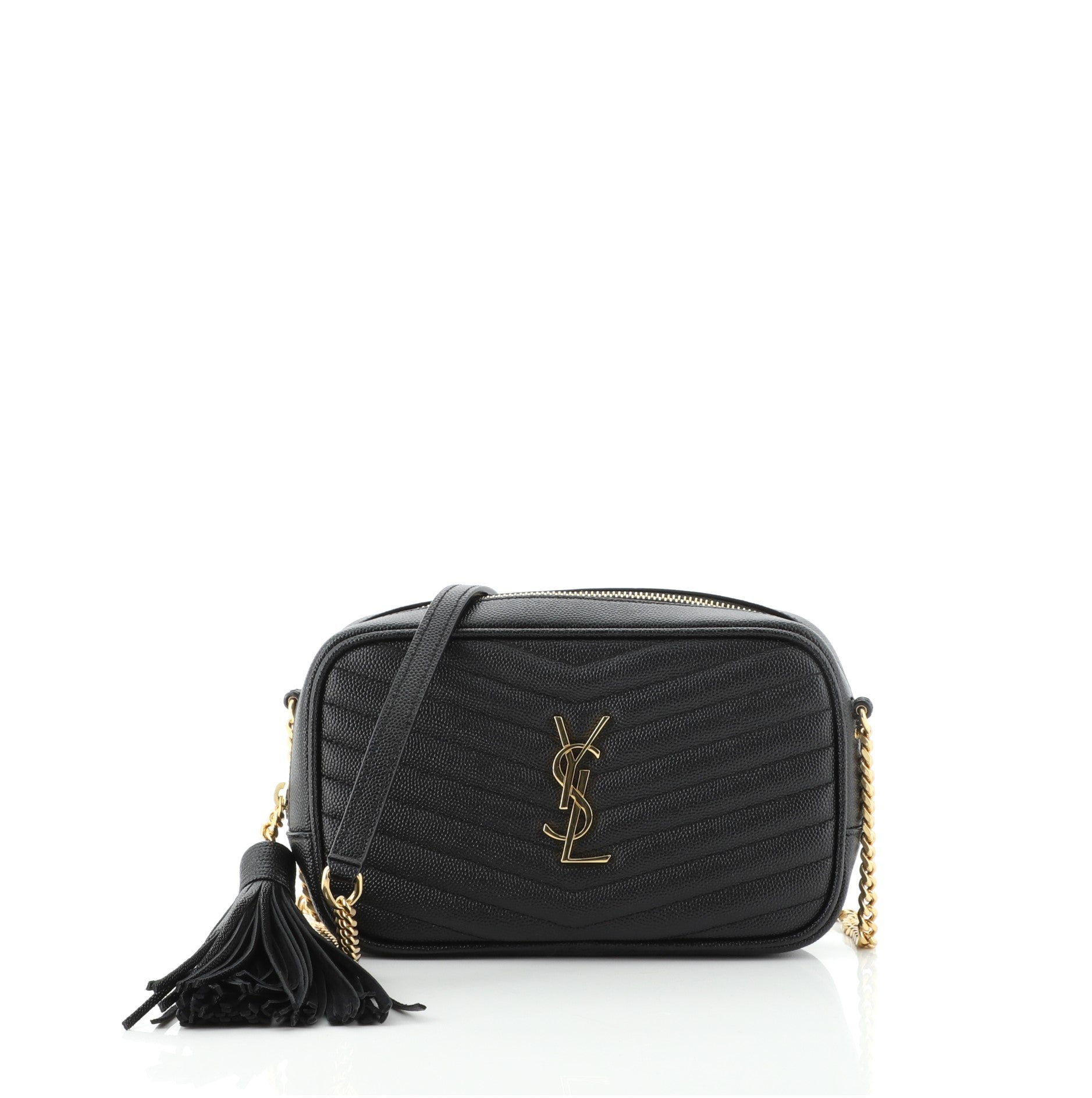 Lou Camera Bag Matelasse Chevron Leather Mini