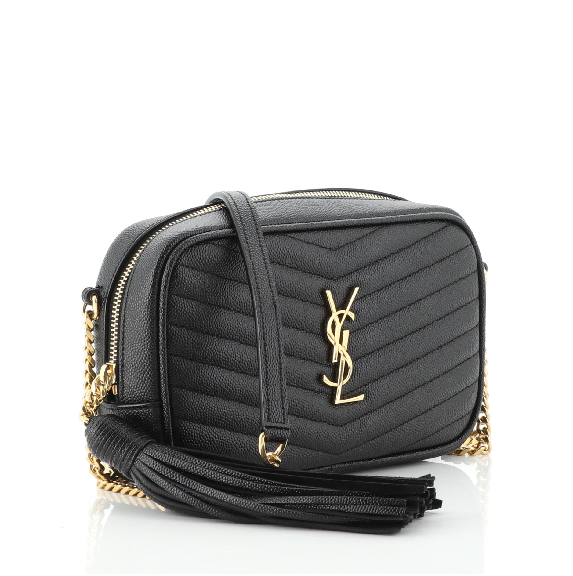 Lou Camera Bag Matelasse Chevron Leather Mini