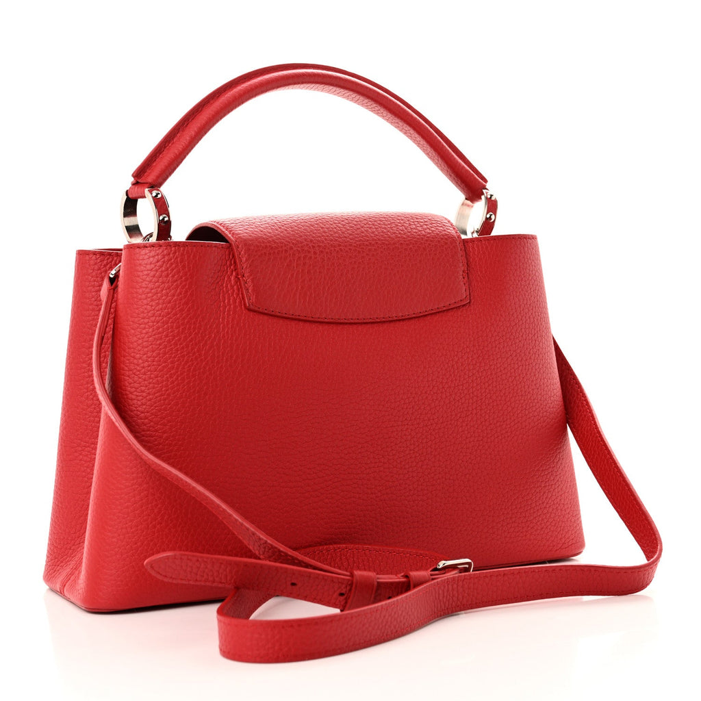 Taurillon Capucines PM Rubis