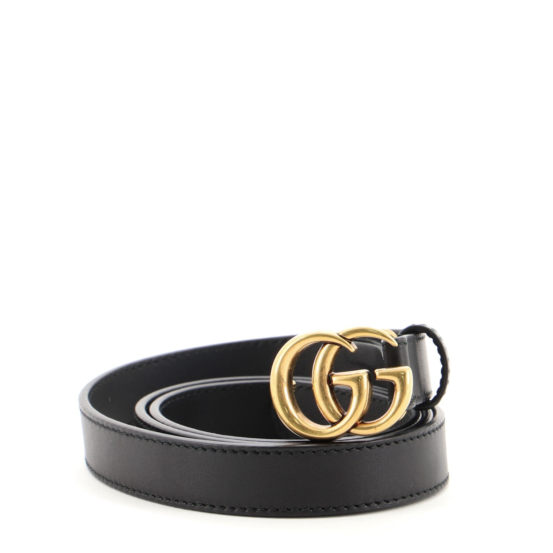 GG Marmont Belt Leather Thin 85