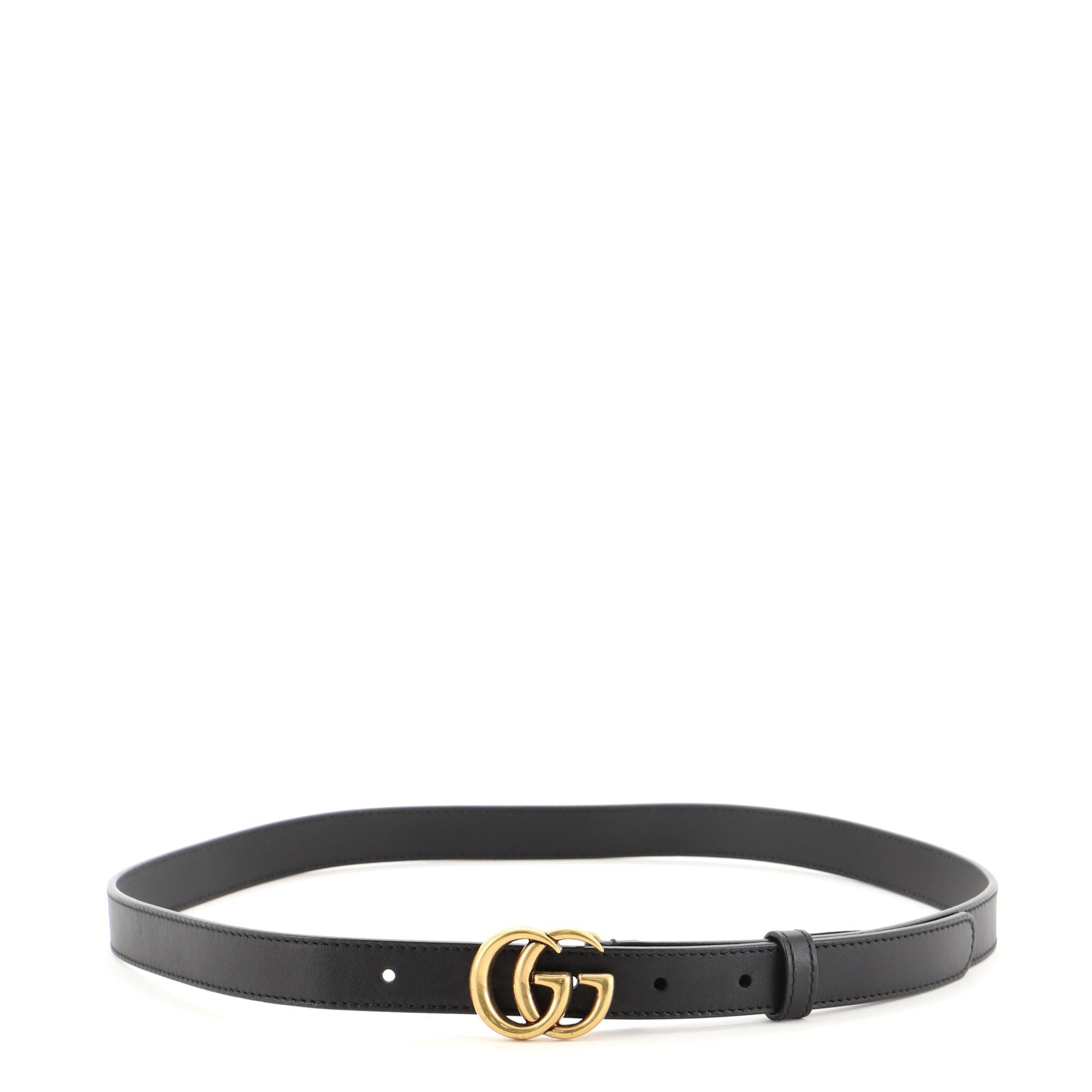 GG Marmont Belt Leather Thin 85