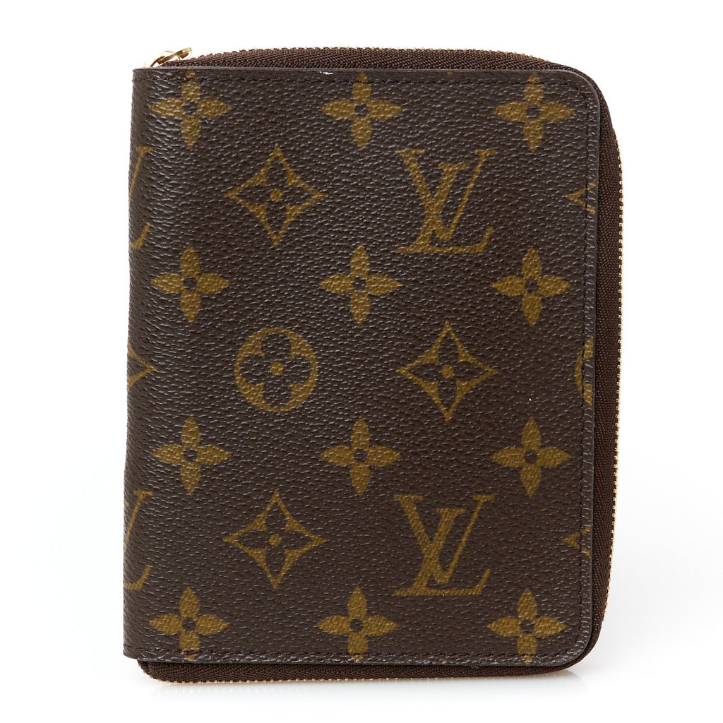 Monogram Zipped Passport Holder Wallet