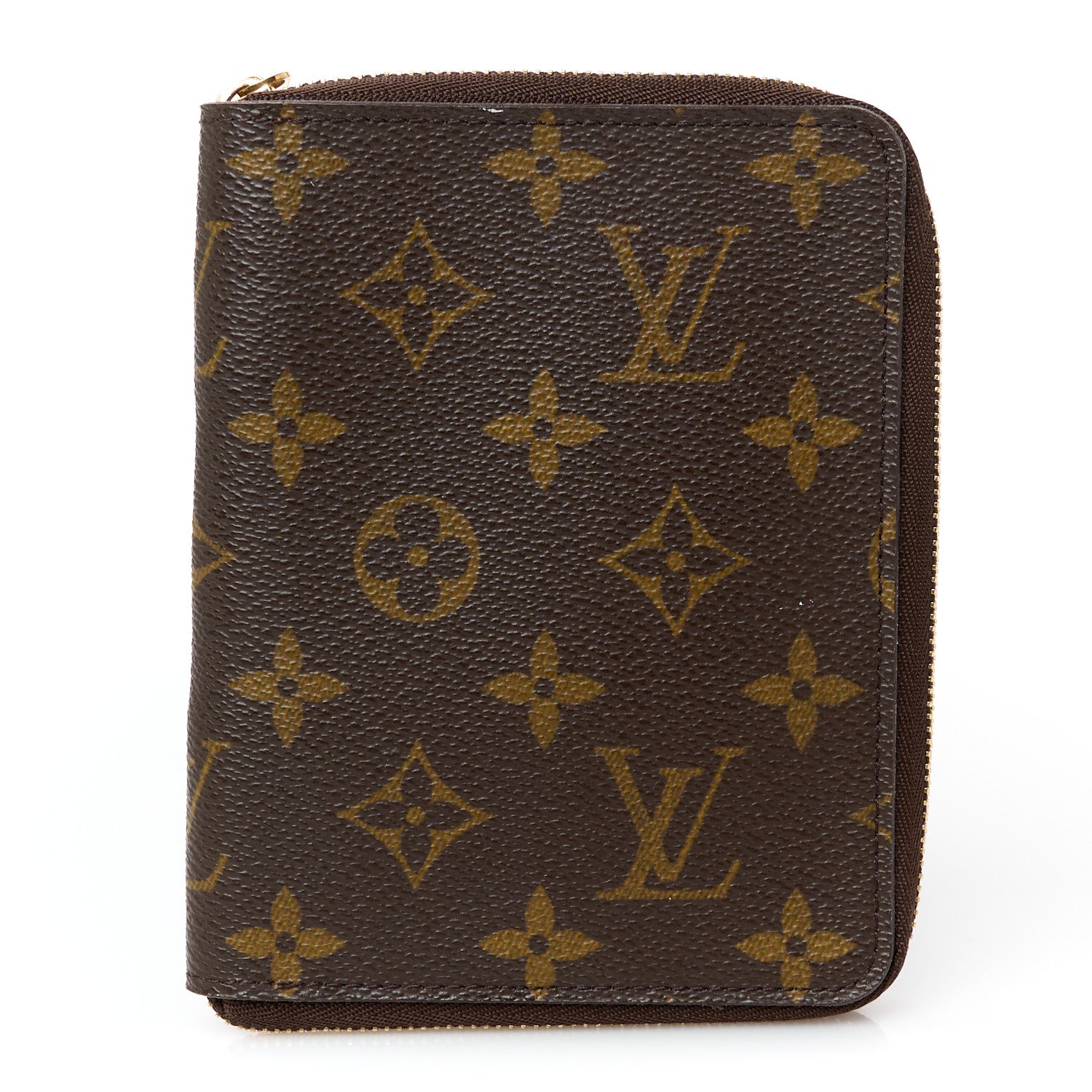 Monogram Zipped Passport Holder Wallet