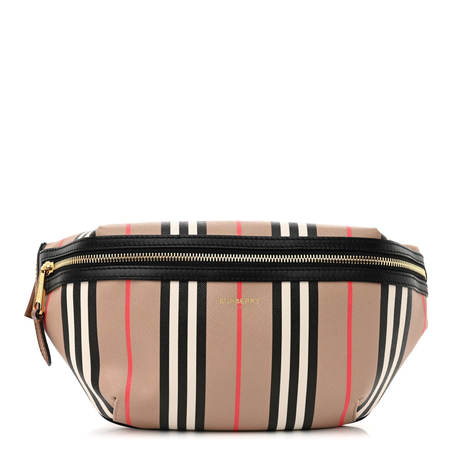E-Canvas Icon Stripe Sonny Bum Bag Archive Beige