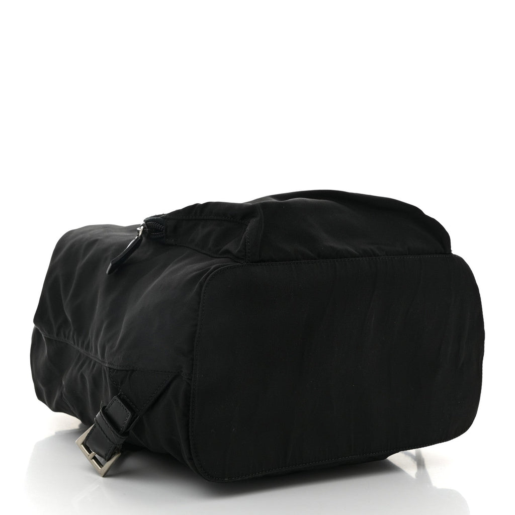 Tessuto Nylon Vela Cinch Backpack Black