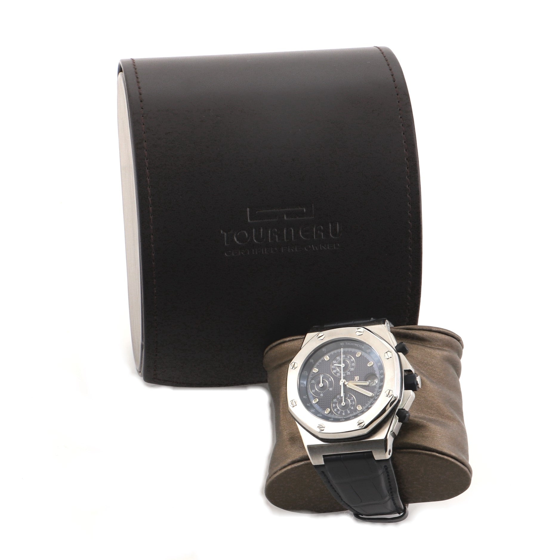 Royal Oak Offshore Chronograph Automatic Watch Stainless Steel and Alligator 42