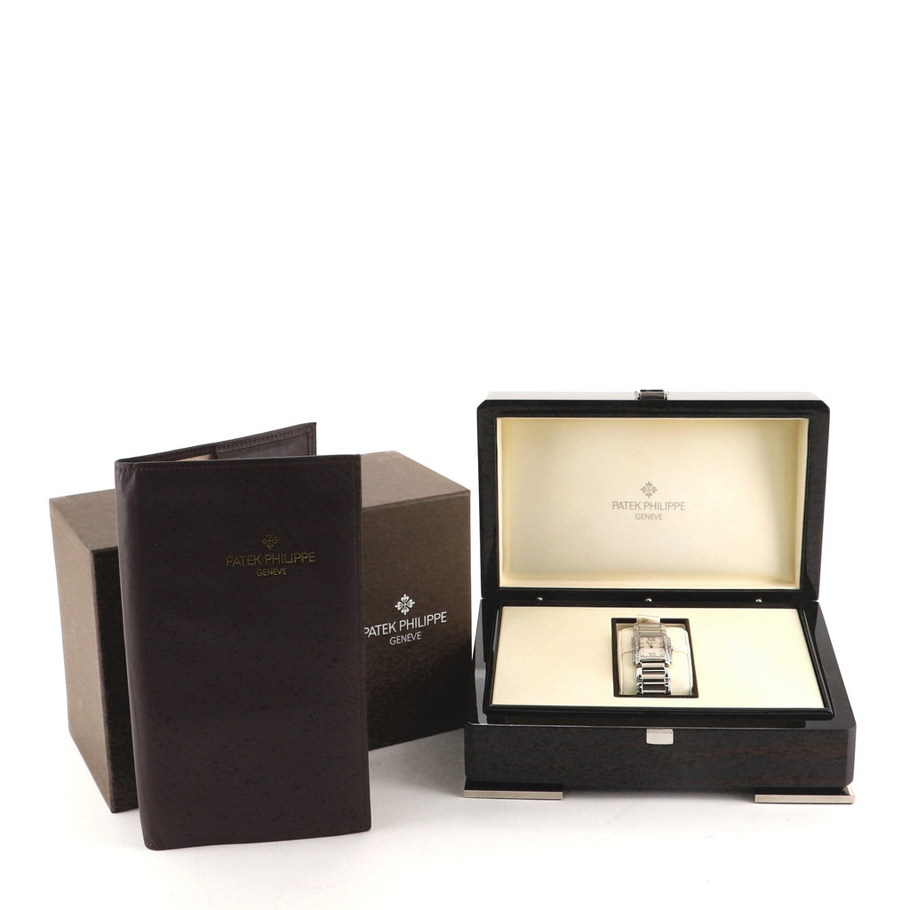 Twenty-4 Quartz Watch White Gold with Diamond Dial and Bezel 25