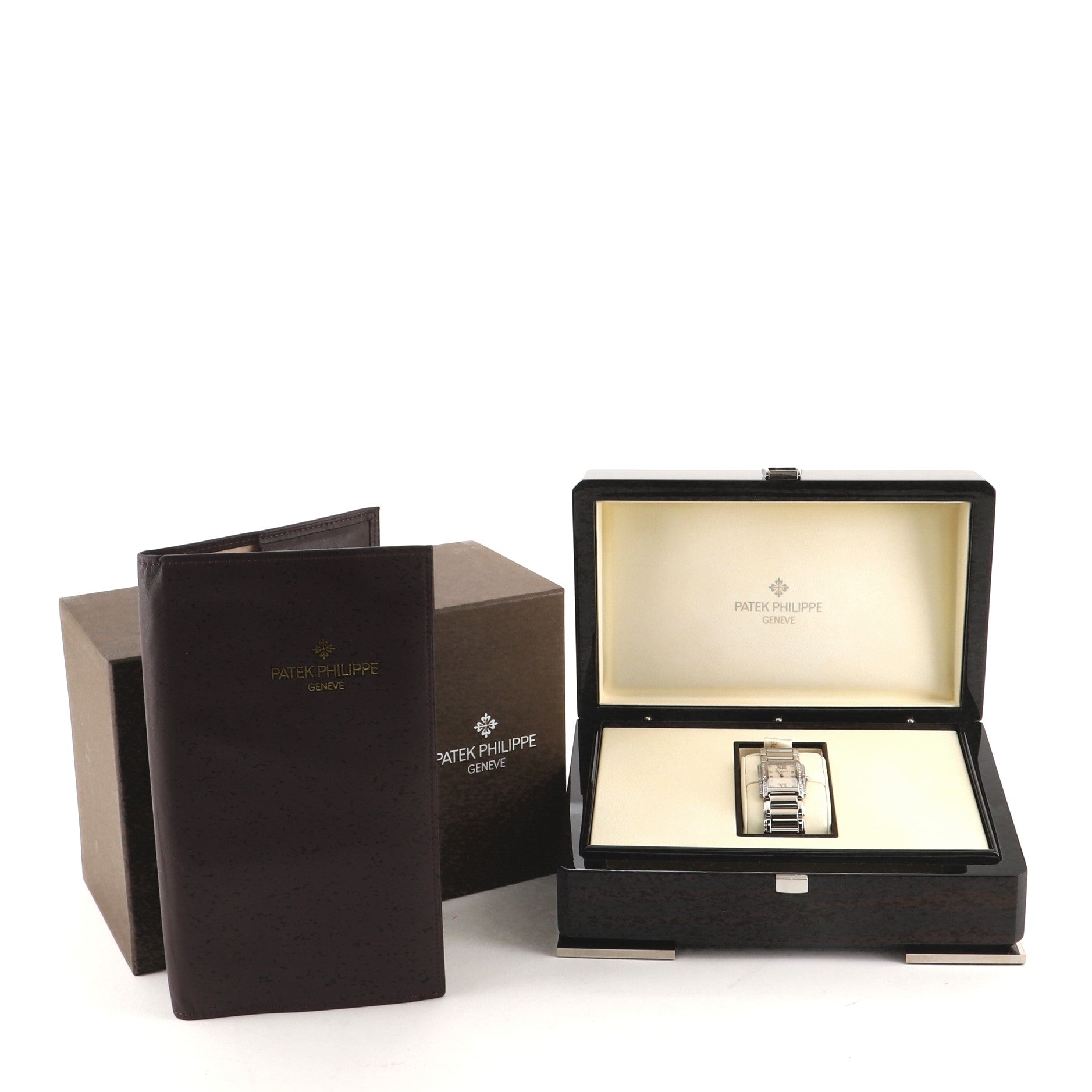 Twenty-4 Quartz Watch White Gold with Diamond Dial and Bezel 25