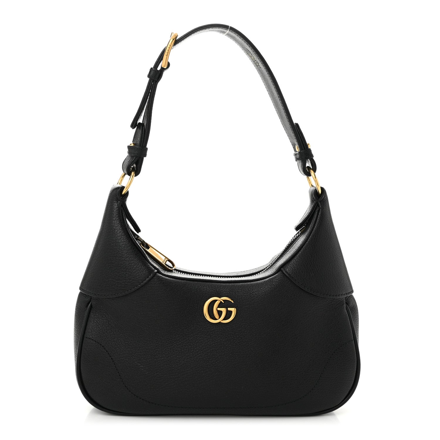 Goatskin Small Aphrodite Shoulder Bag Black