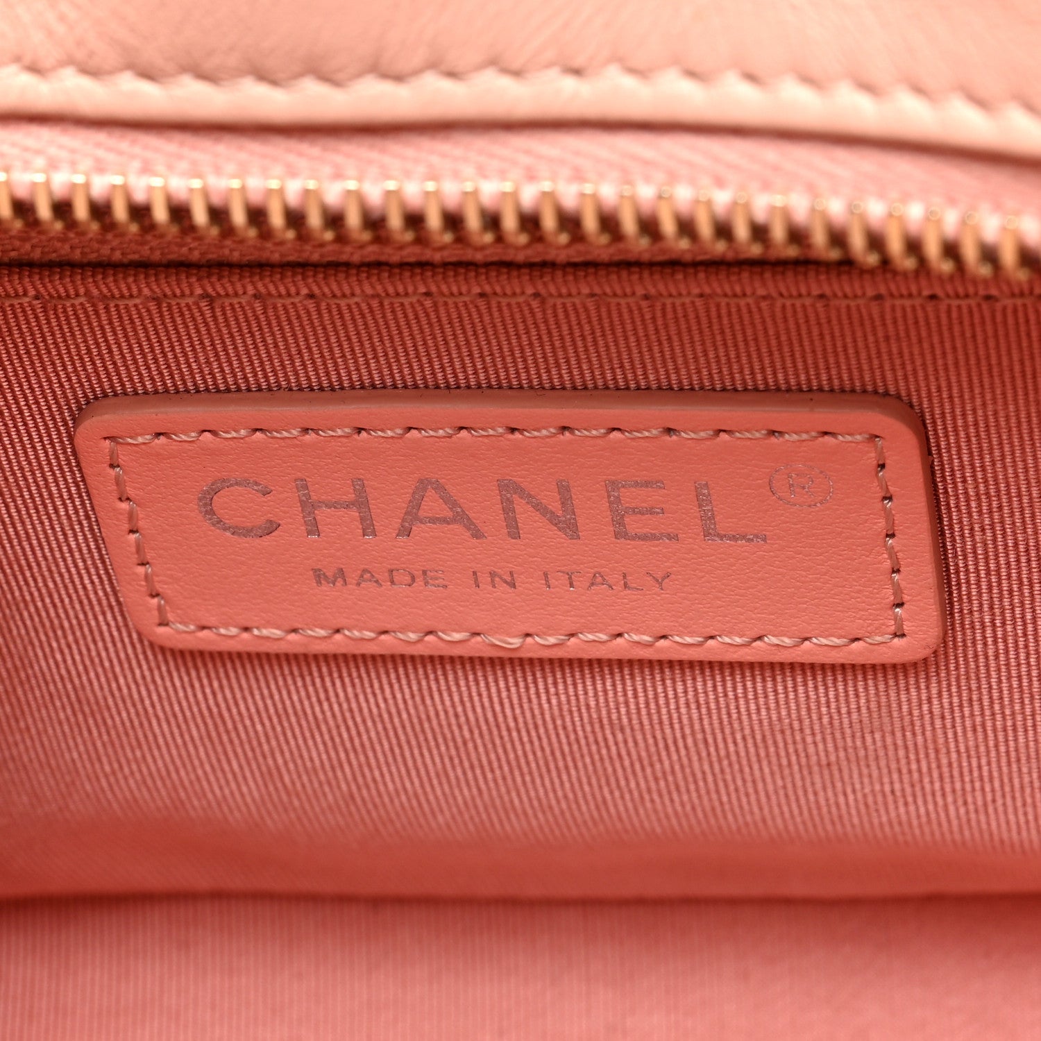 Aged Calfskin Chevron Quilted Small Gabrielle Hobo Pink