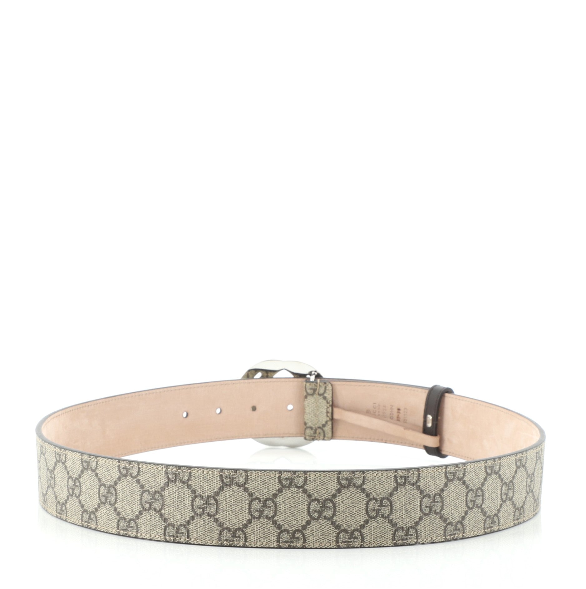 Interlocking G Belt GG Coated Canvas Wide 95