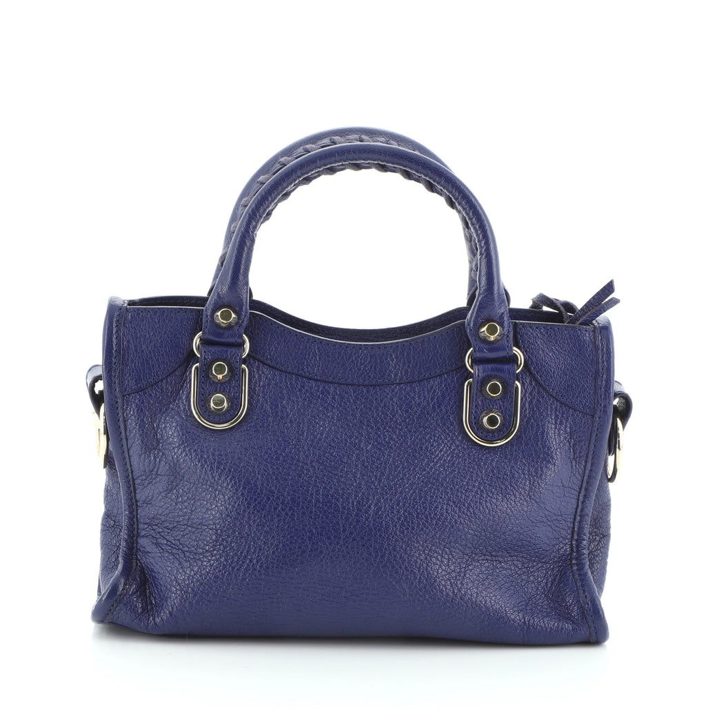 City Classic Metallic Edge Bag Leather Mini